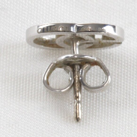 GUCCI 18k White Gold Earrings - Picture 5 of 9